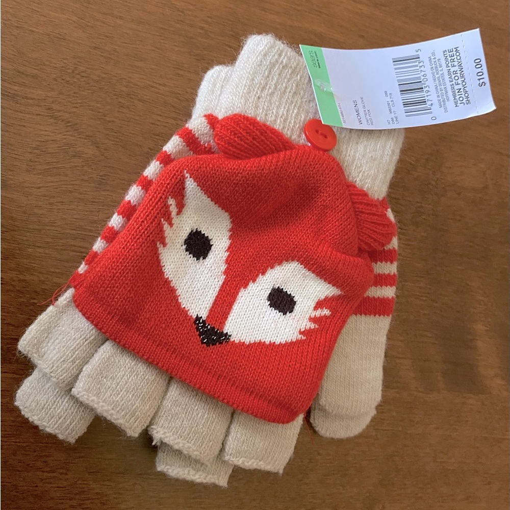 NEW Fox Fingerless Gloves